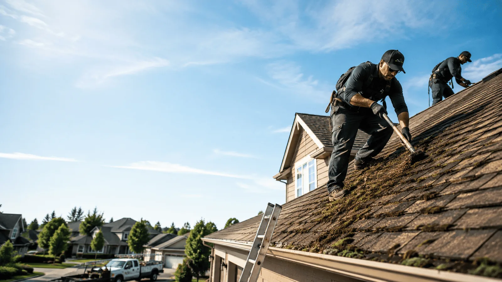 Roof Moss Removal in Riverdale, IL near me